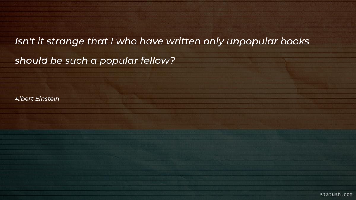 Isn't it strange that I who have Motivational Quotes at statush.com