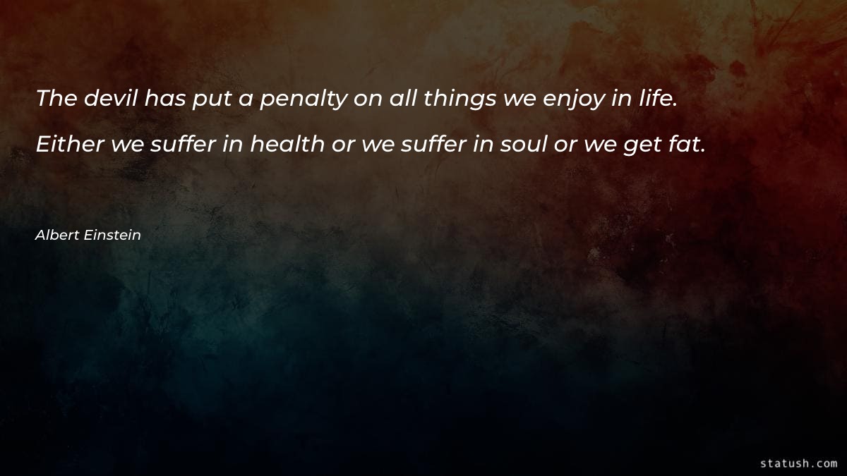 The devil has put a penalty Motivational Quotes at statush.com