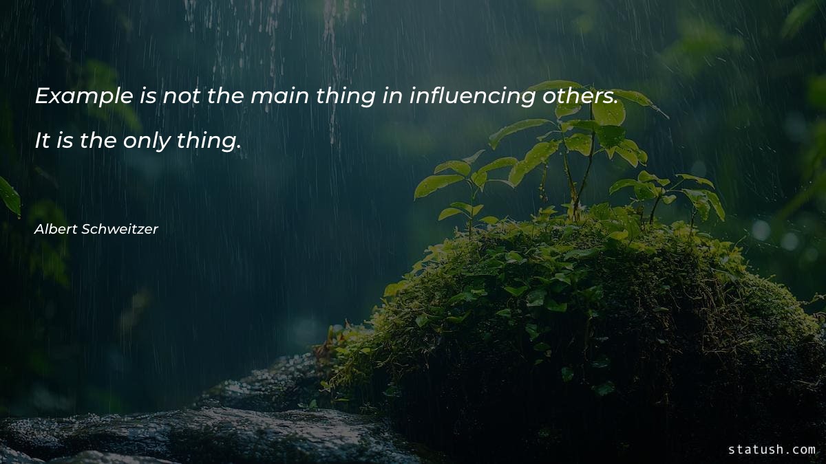 Example is not the main