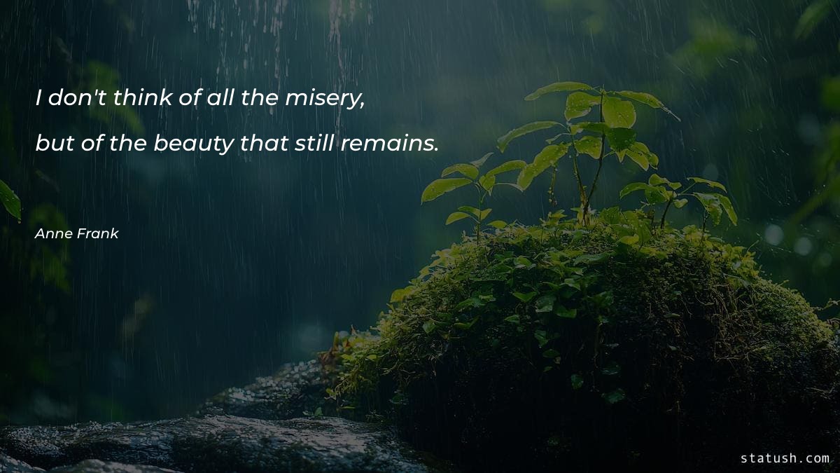 I don't think of all