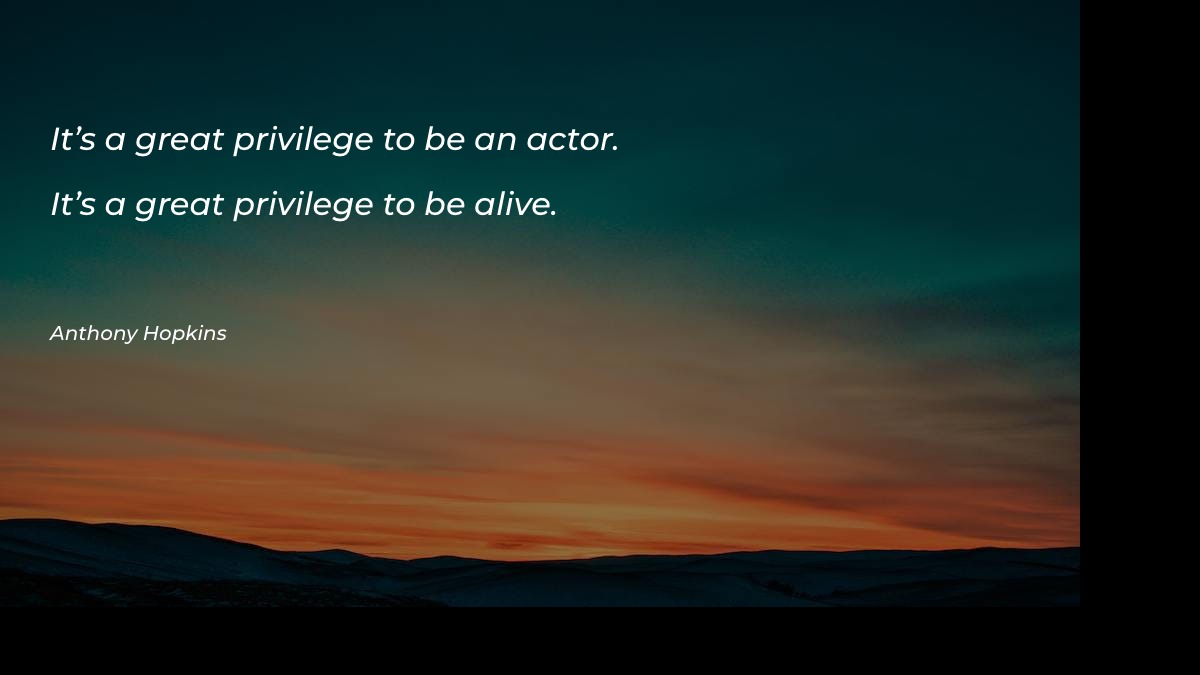 It’s a great privilege to - Motivational Quotes at statush.com