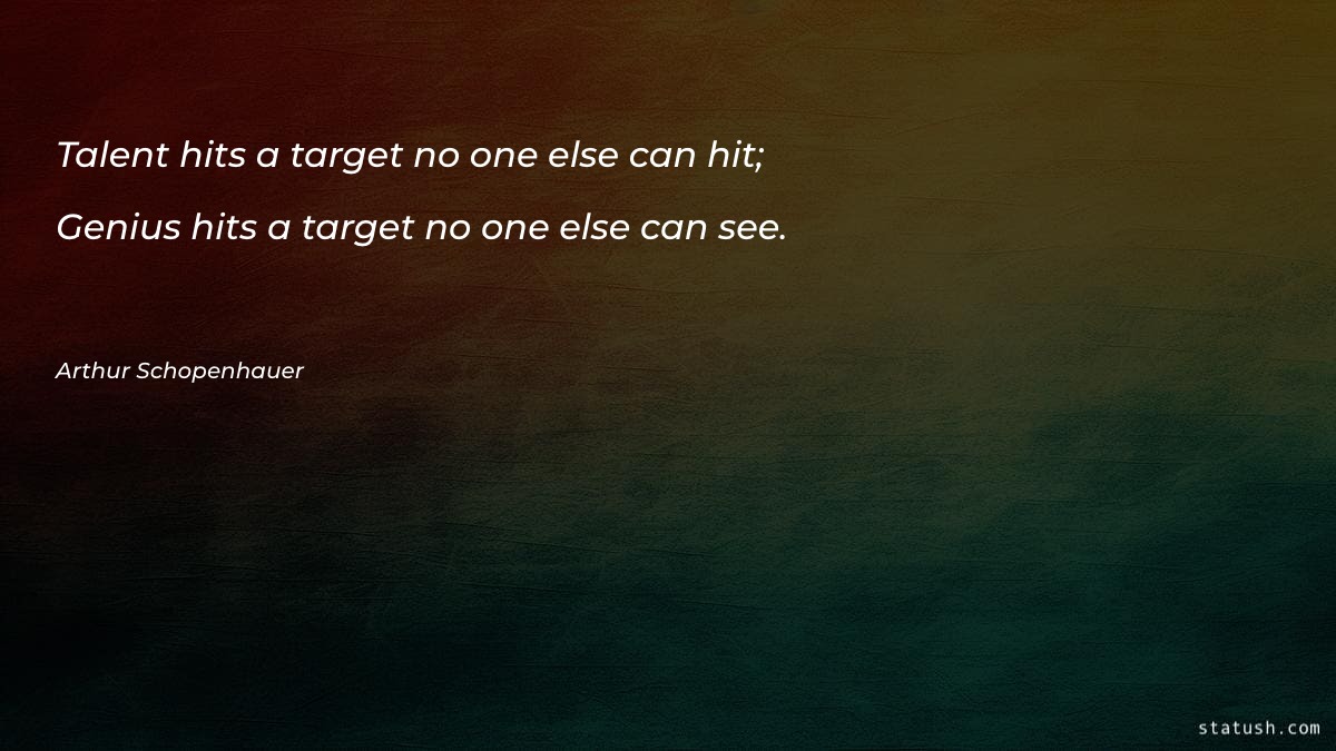 Talent hits a target no