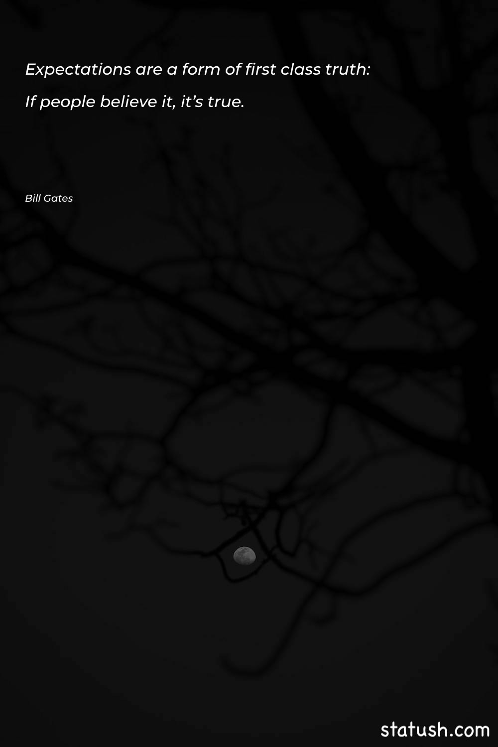 Expectations are a form of