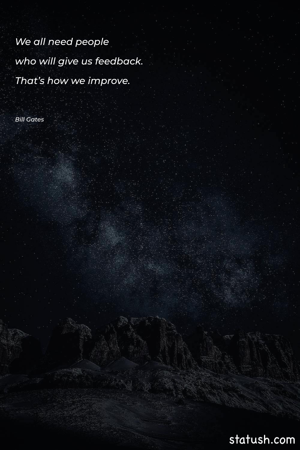 We all need people who