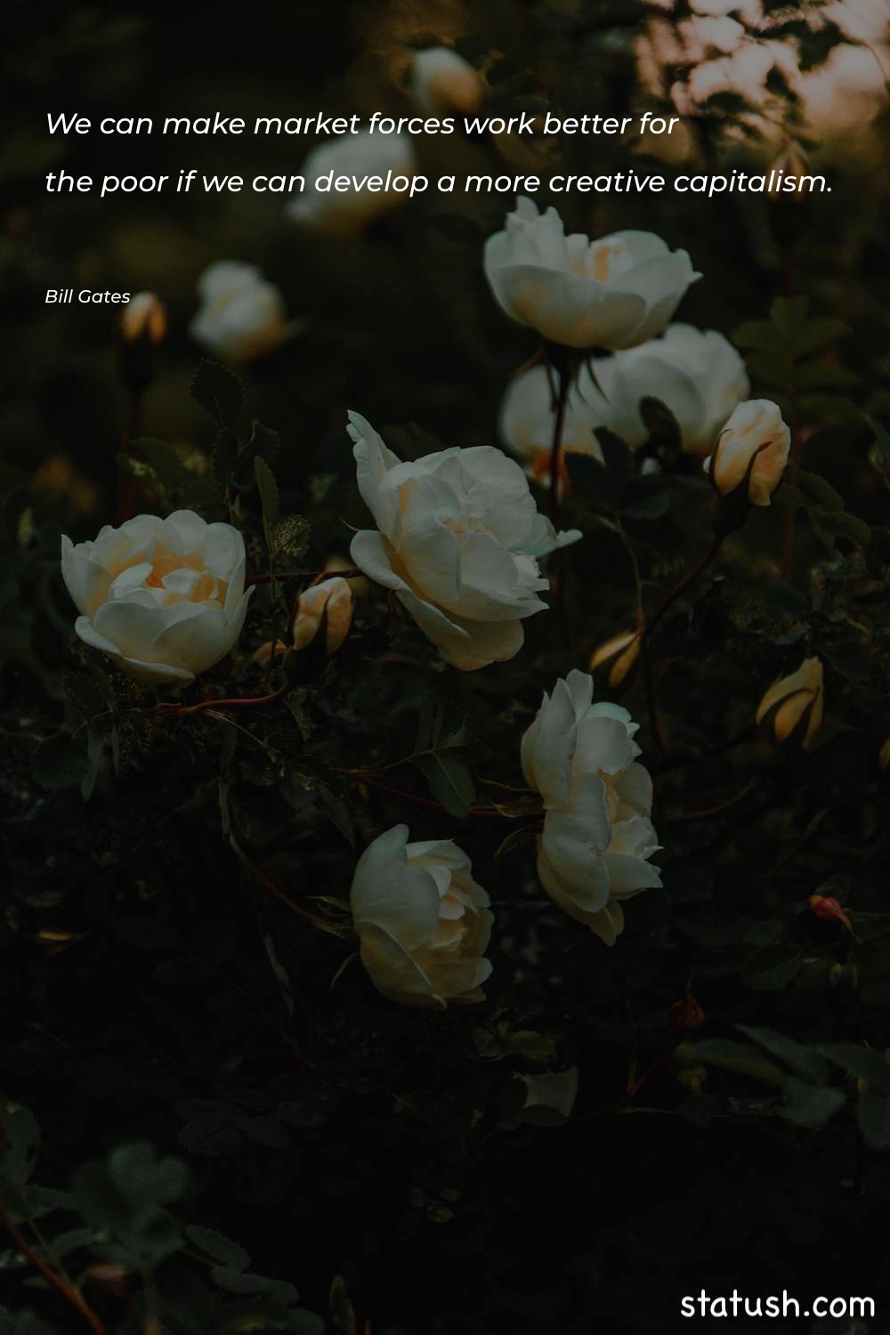 We can make market forces