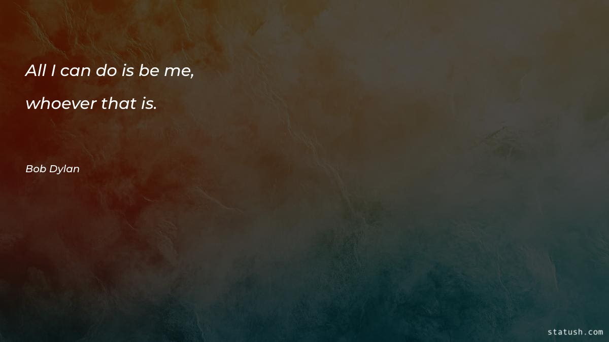 All I can do is Motivational Quotes at statush.com