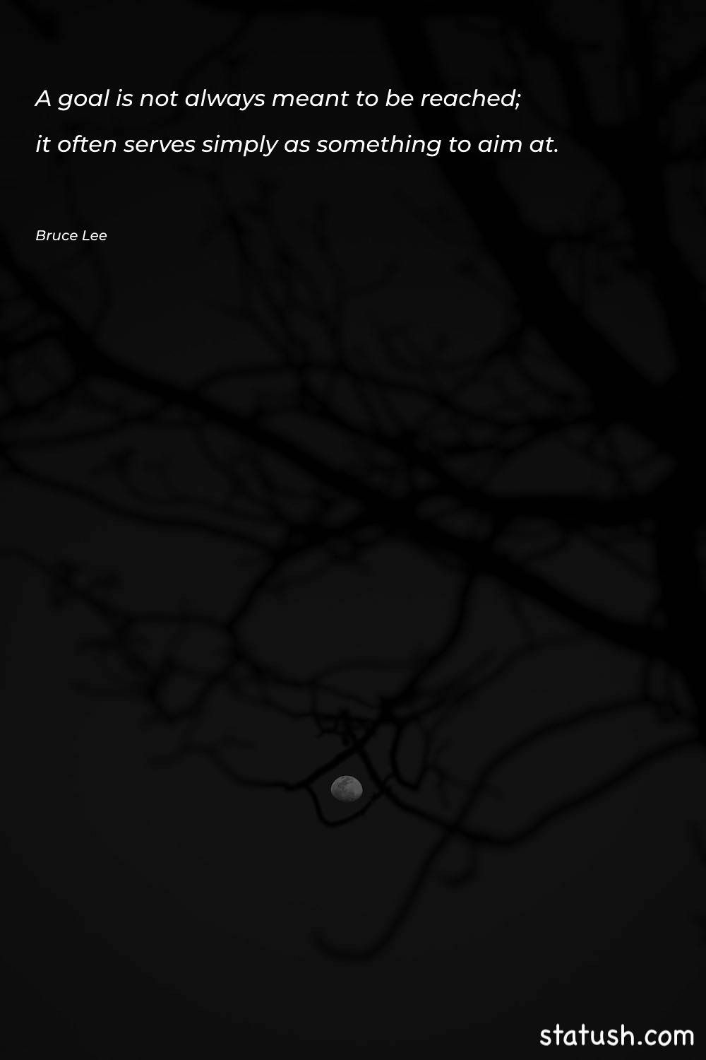 A goal is not always