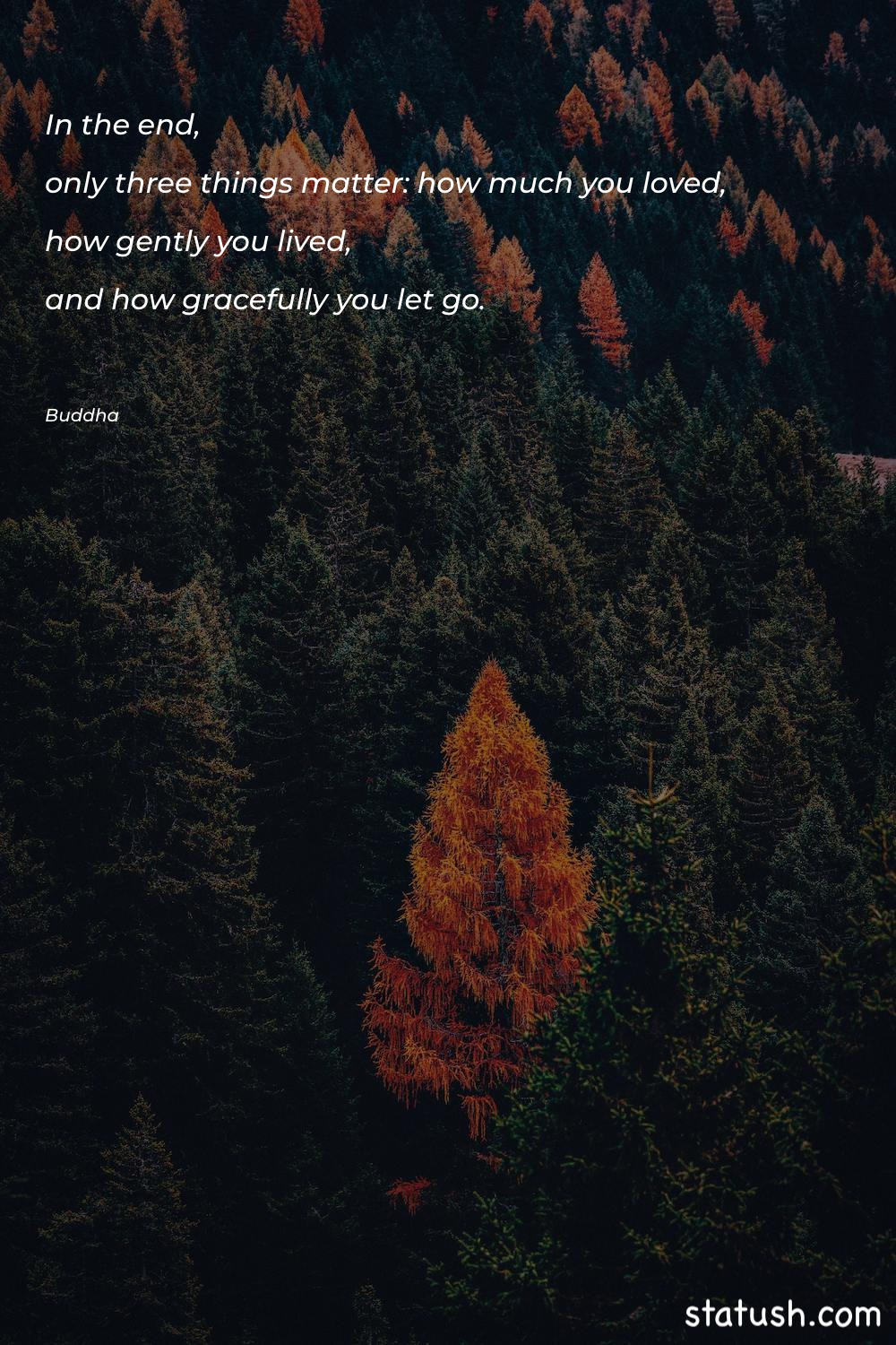 In the end, only three