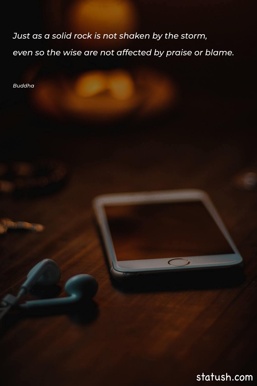 Just as a solid rock Relationship Quotes at statush.com