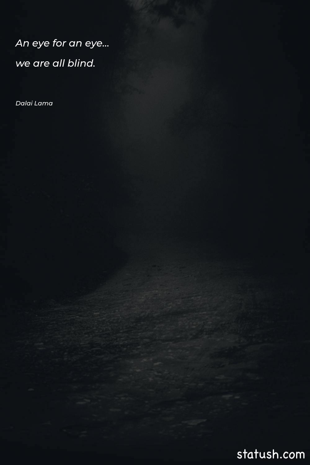 An eye for an eye…