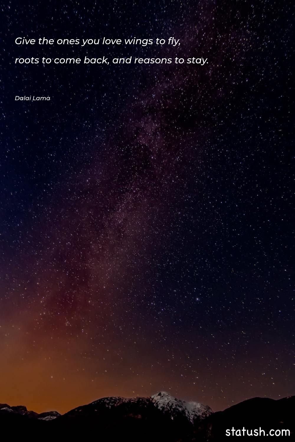 Give the ones you love - Love Quotes at statush.com