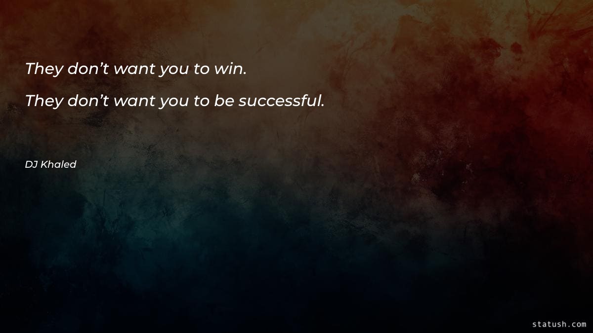 They don’t want you to