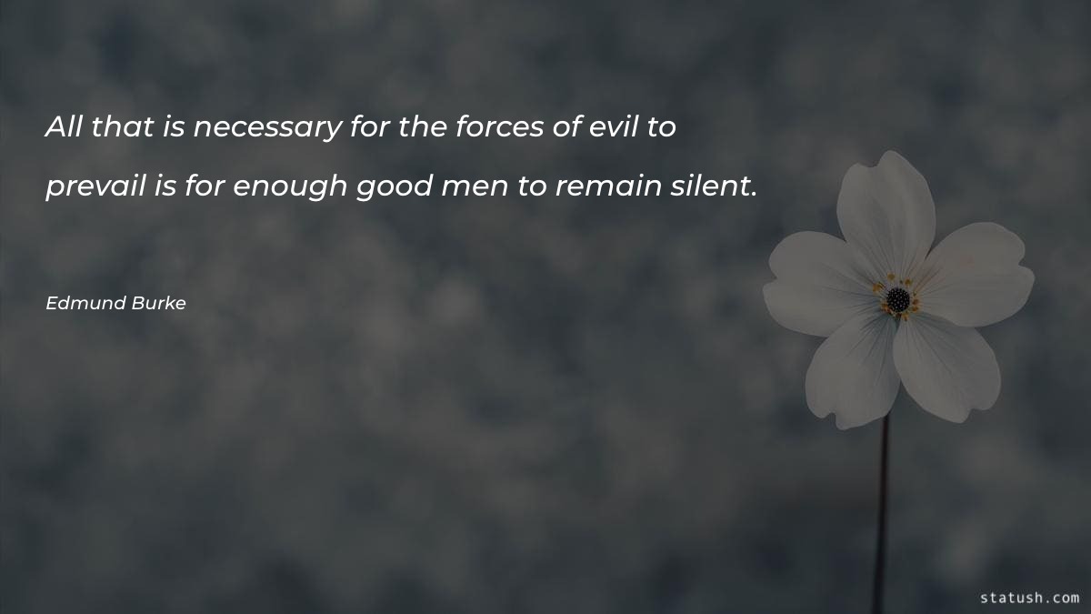 All that is necessary for