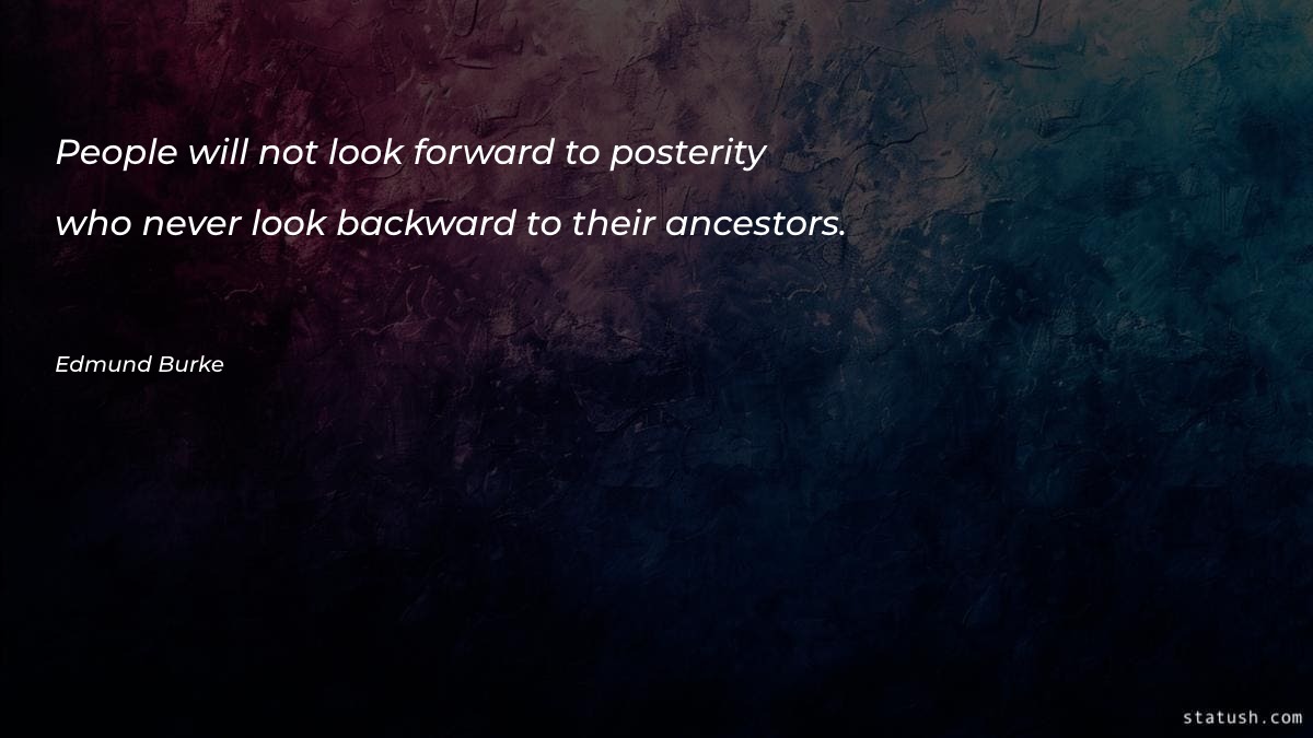 People will not look forward