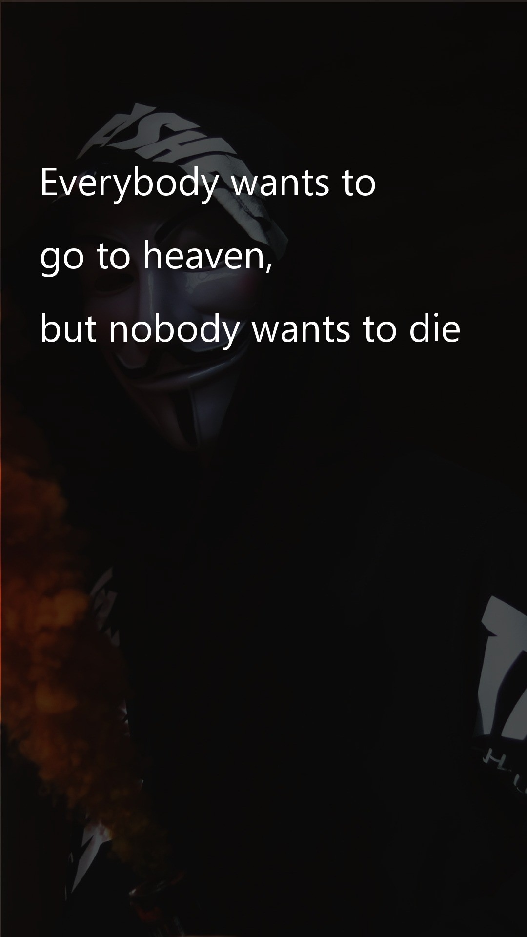 Everybody wants to - Death Quotes at statush.com