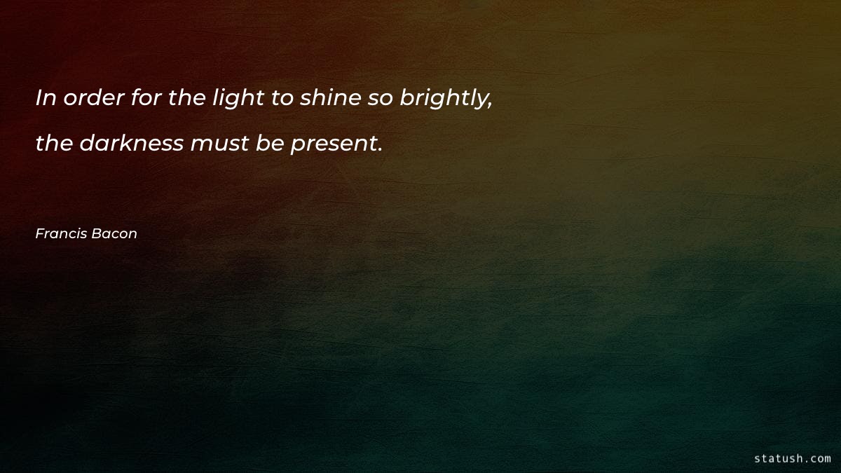 In order for the light