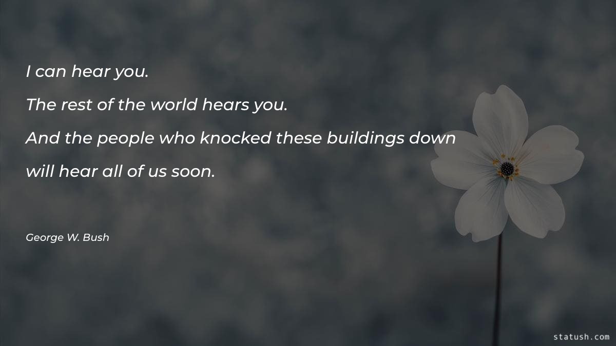 I can hear you. The Motivational Quotes at statush.com