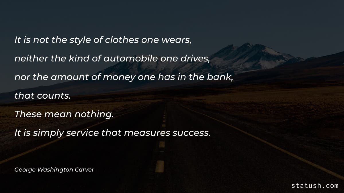 It is not the style of clothes one wears