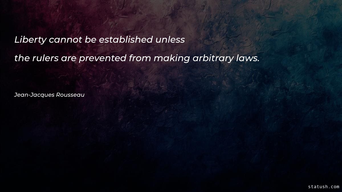 Liberty cannot be established unless Motivational Quotes at statush.com