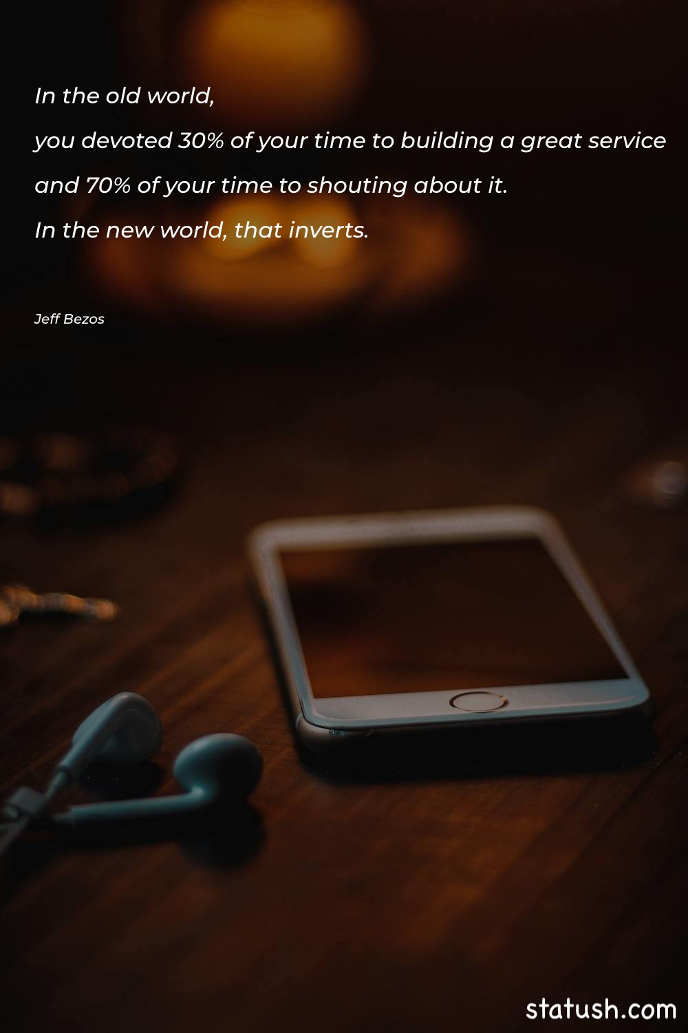 In the old world, you Motivational Quotes at statush.com