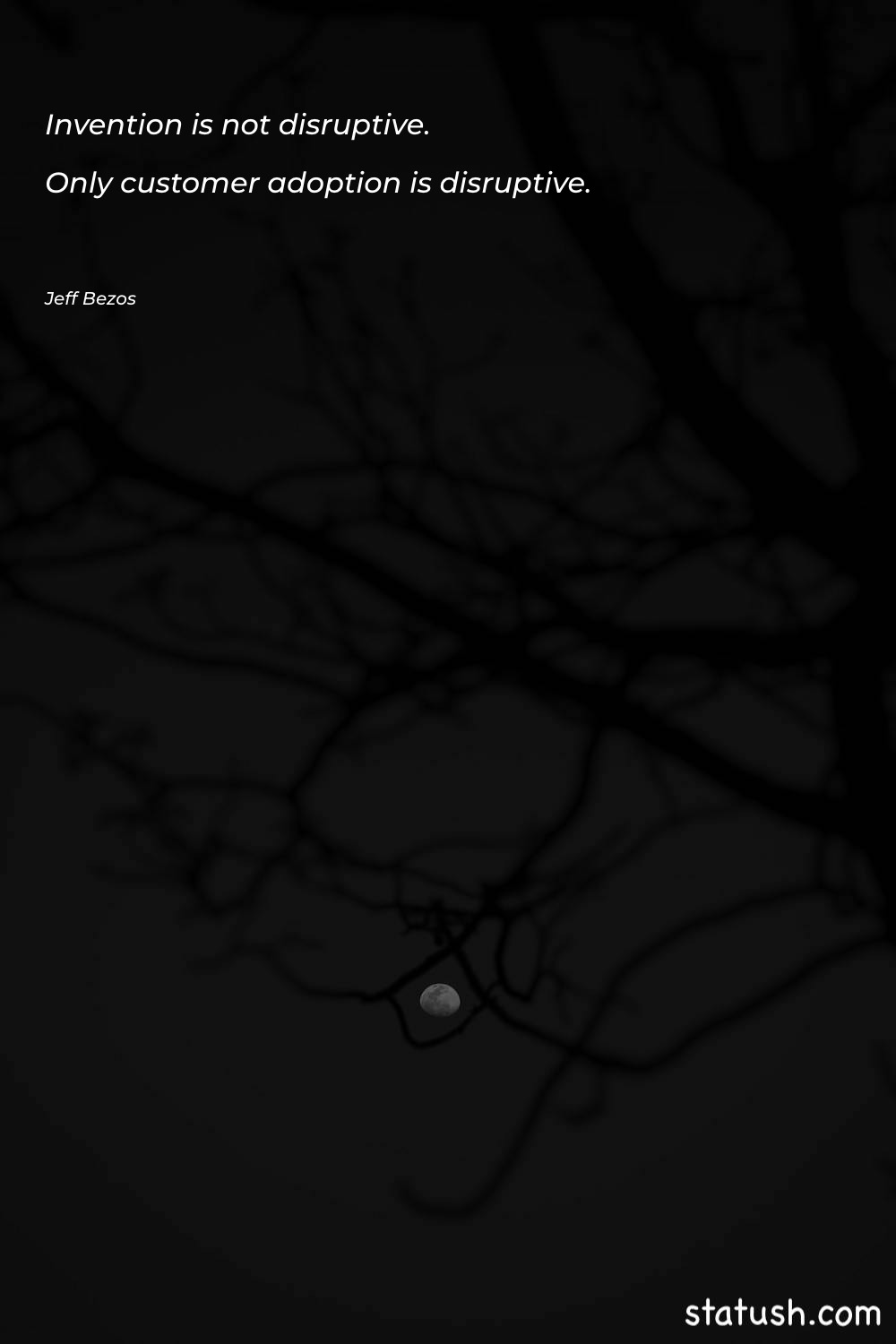 Invention is not disruptive. Only