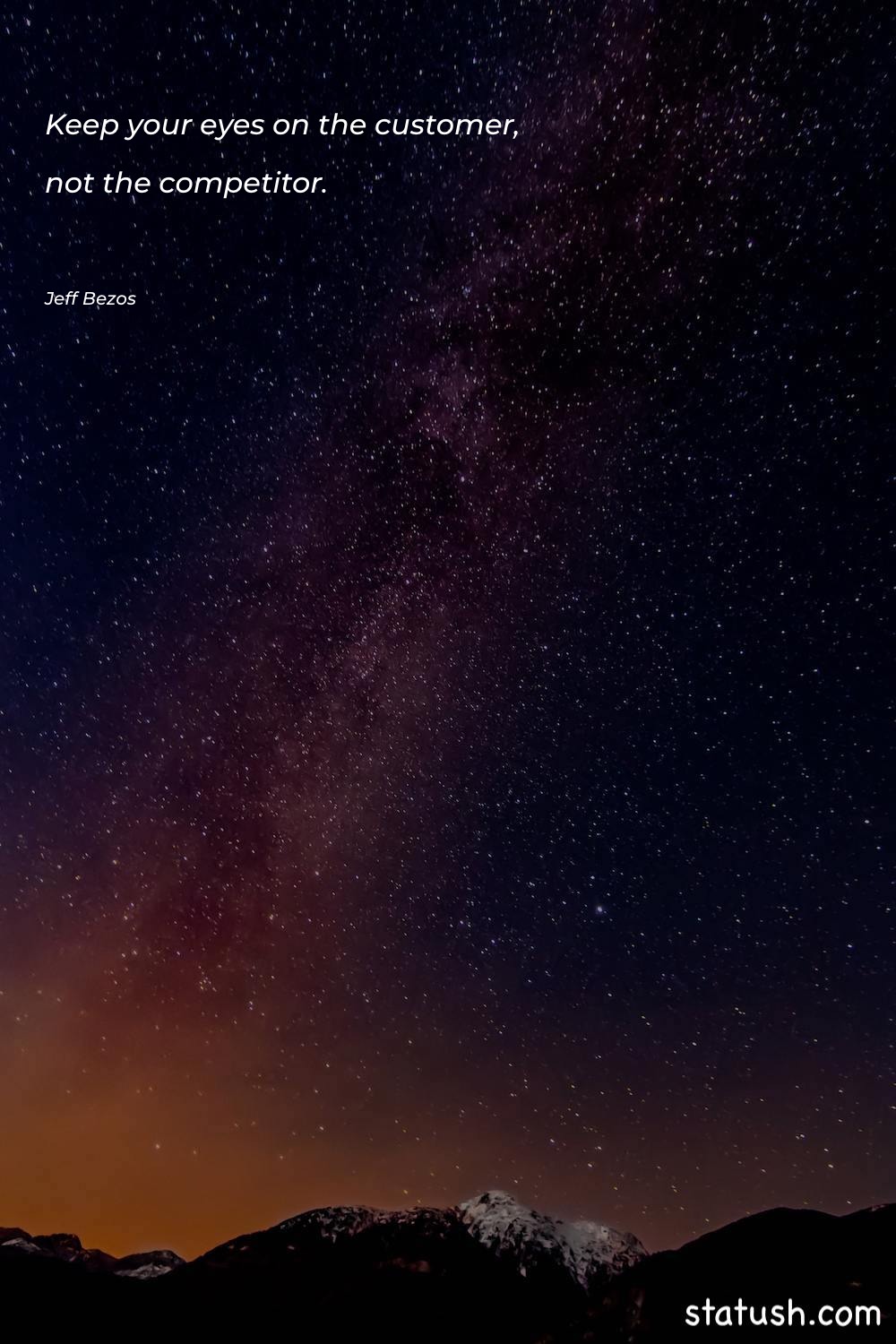 Keep your eyes on the