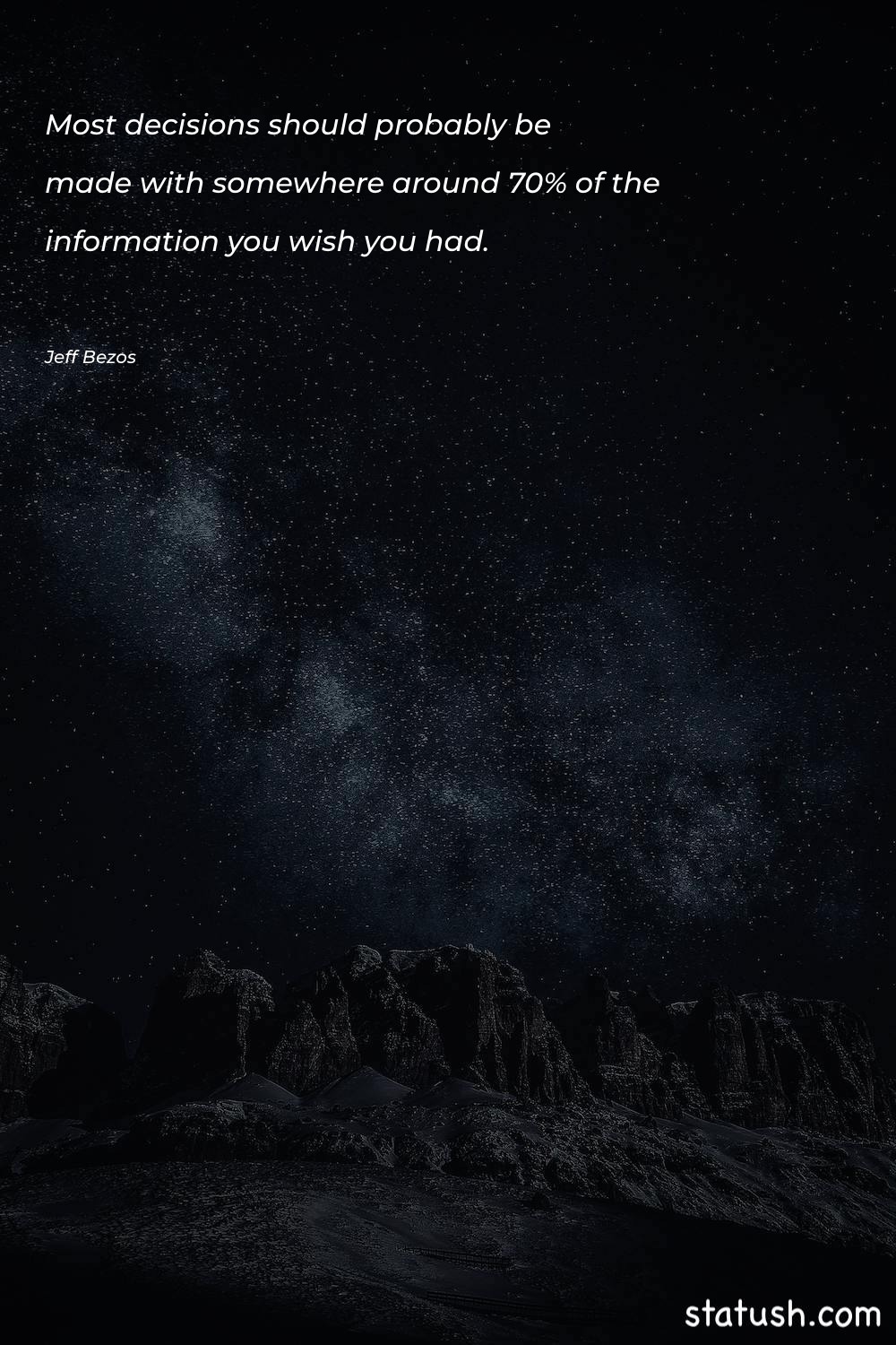 Most decisions should probably be - Motivational Quotes at statush.com