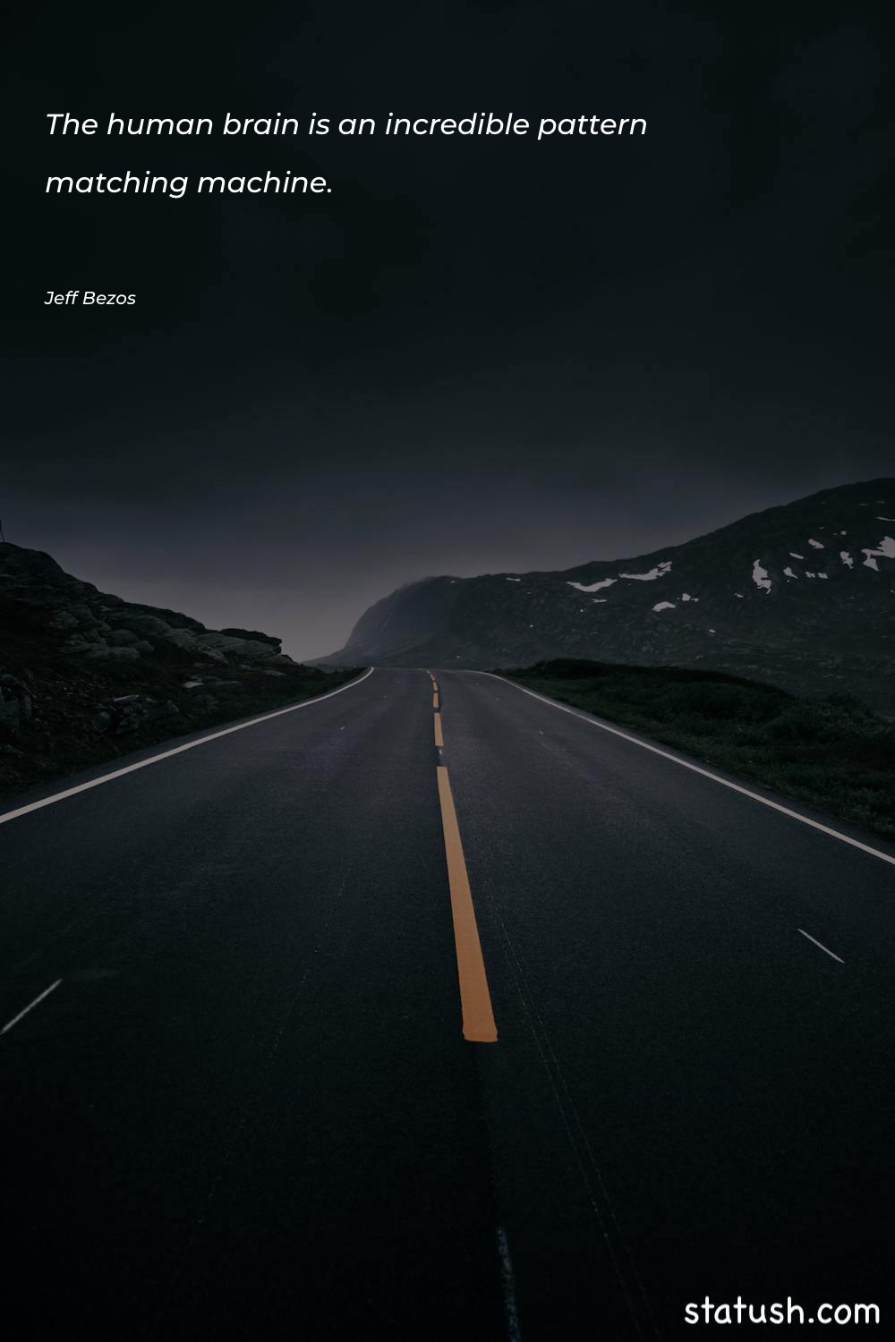 The human brain is an Motivational Quotes at statush.com