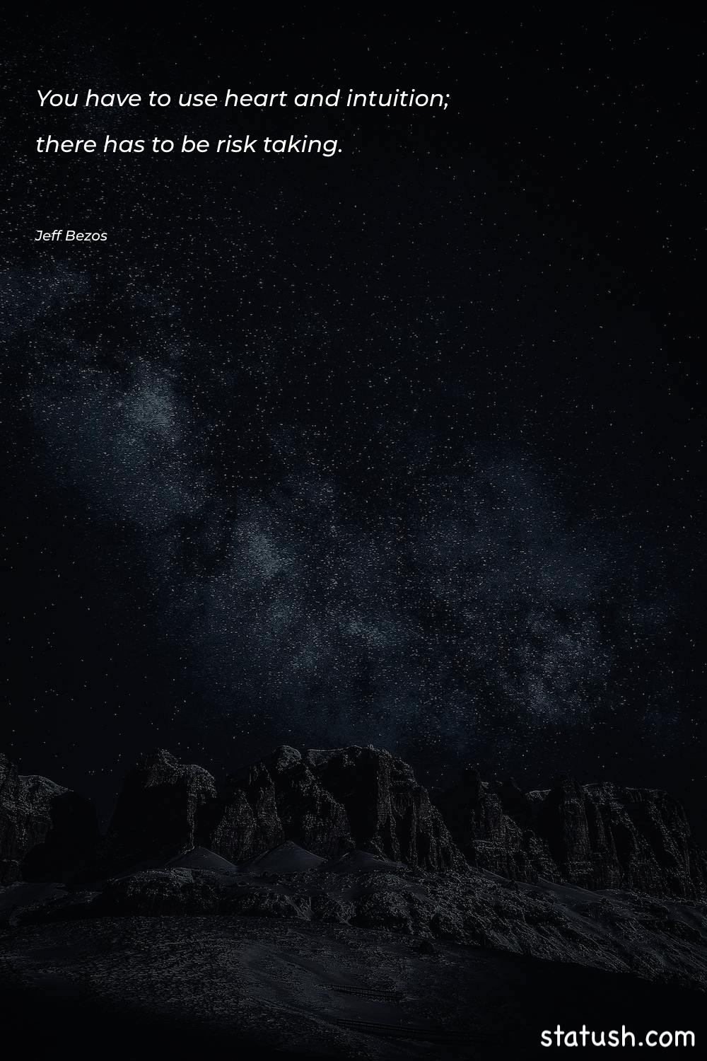 You have to use heart - Motivational Quotes at statush.com