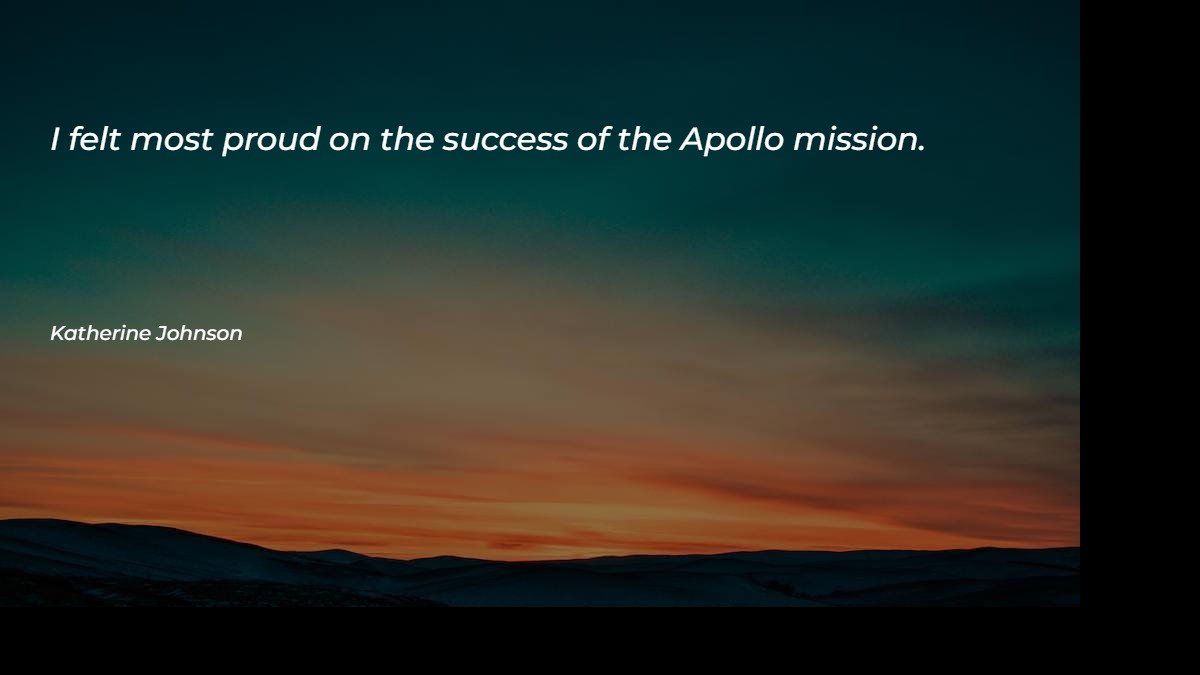 I felt most proud on the success of the Apollo mission - Money & Success Quotes at statush.com