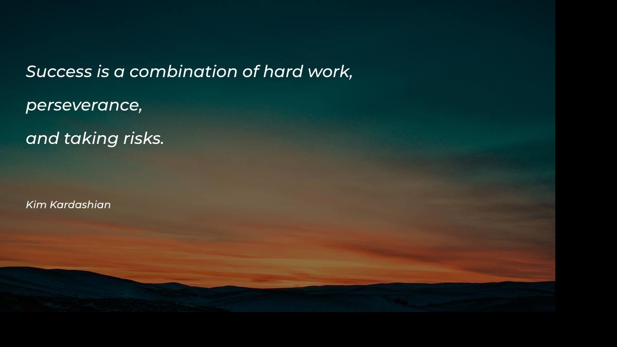 Success is a combination of Motivational Quotes at statush.com