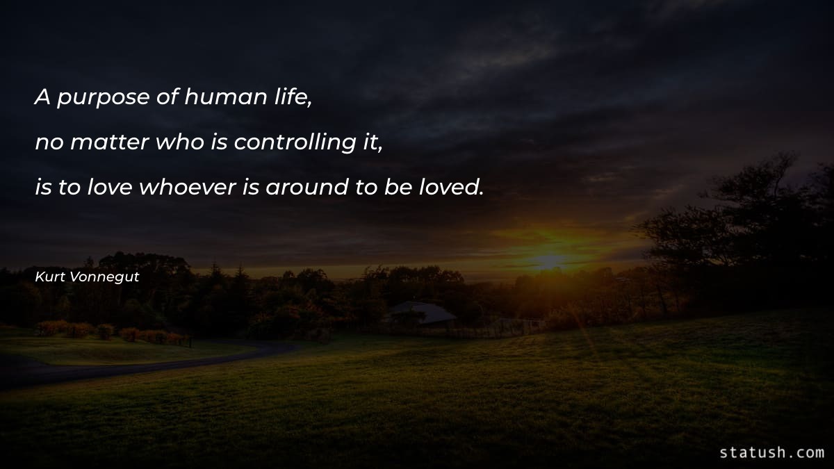 A purpose of human life
