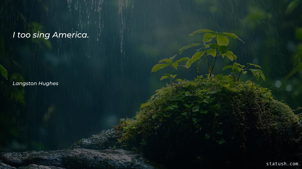 I too sing America Motivational Quotes at statush.com