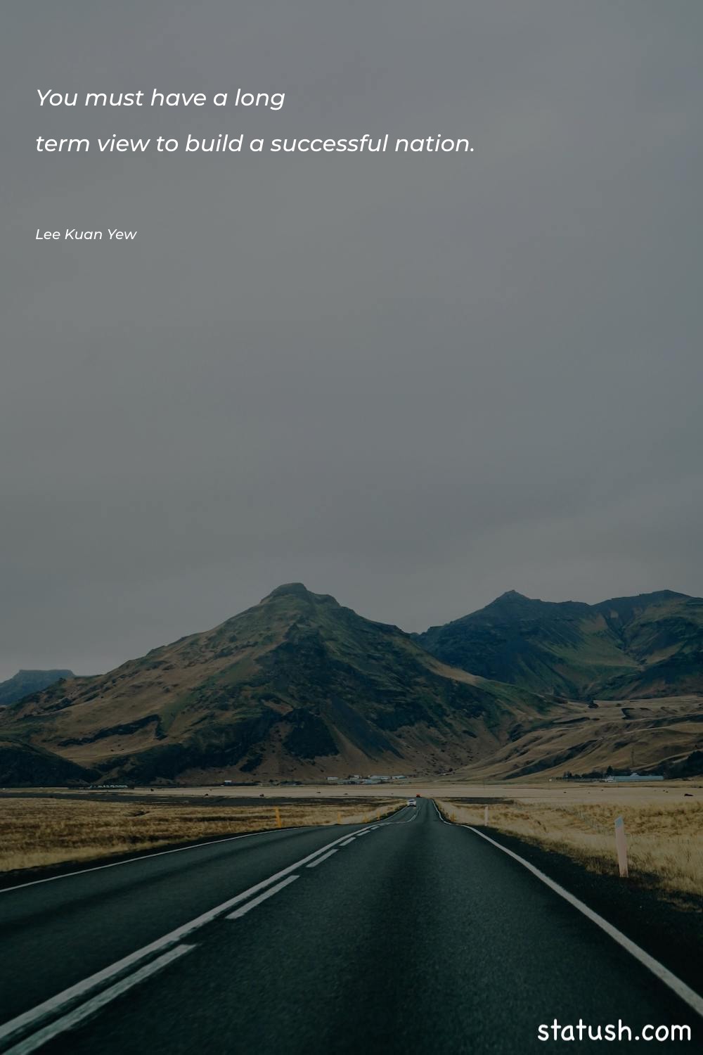 You must have a long-term - Success Quotes at statush.com