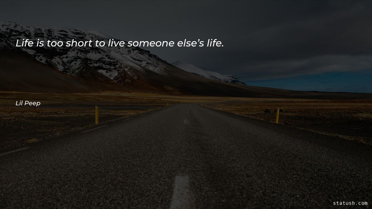 Life is too short to - Motivational Quotes at statush.com