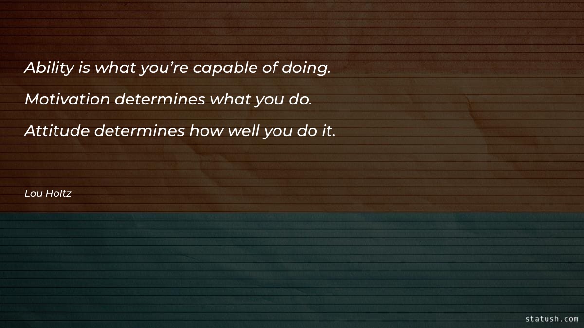 Ability is what you’re capable Motivational Quotes at statush.com