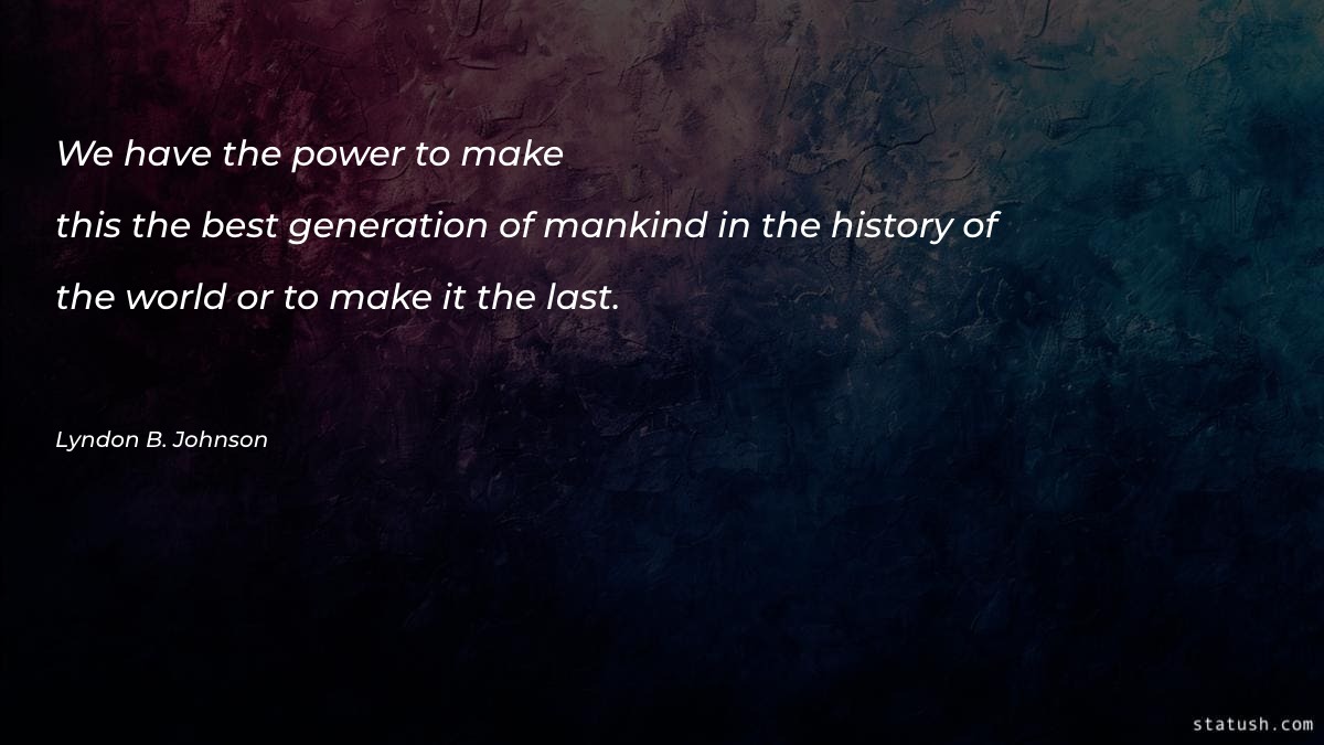 We have the power to