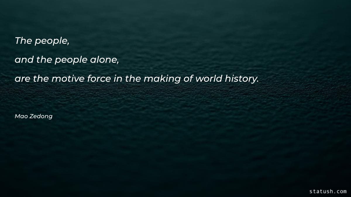 The people, and the people