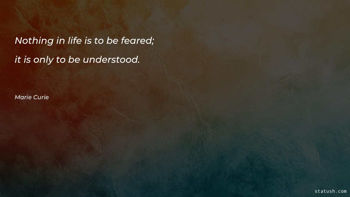 Nothing in life is to