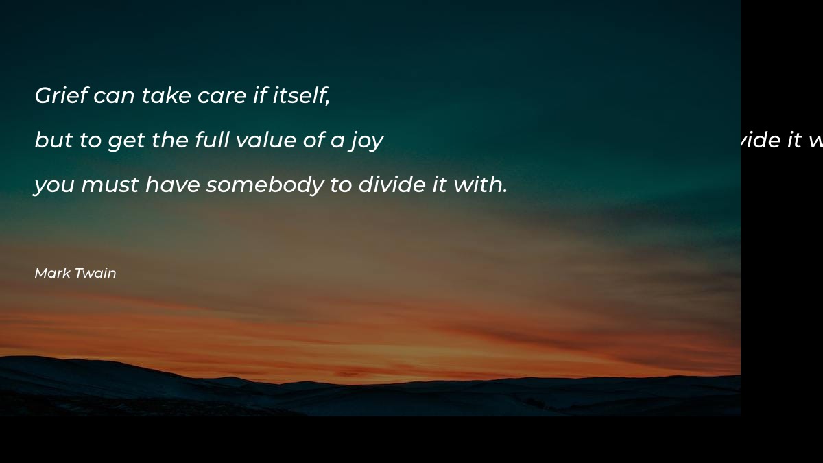 Grief can take care if itself Motivational Quotes at statush.com