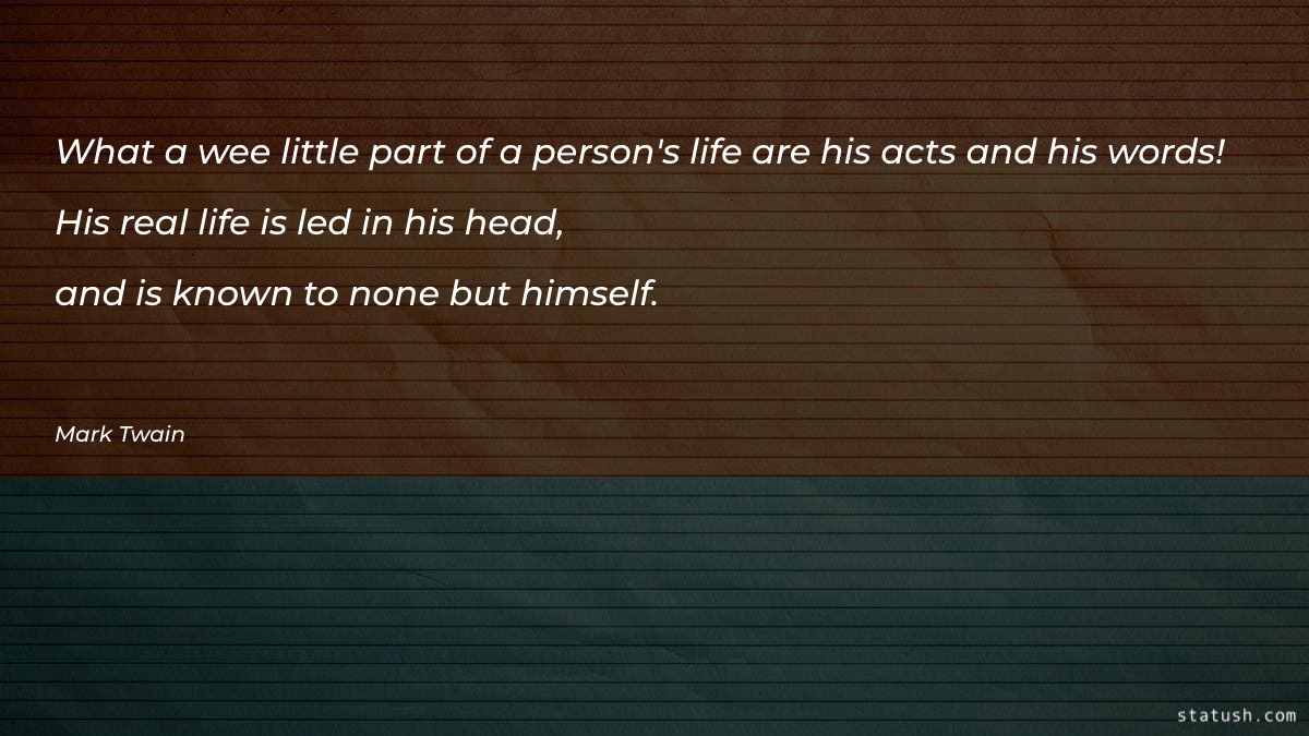 What a wee little part of a person's life Motivational Quotes at statush.com