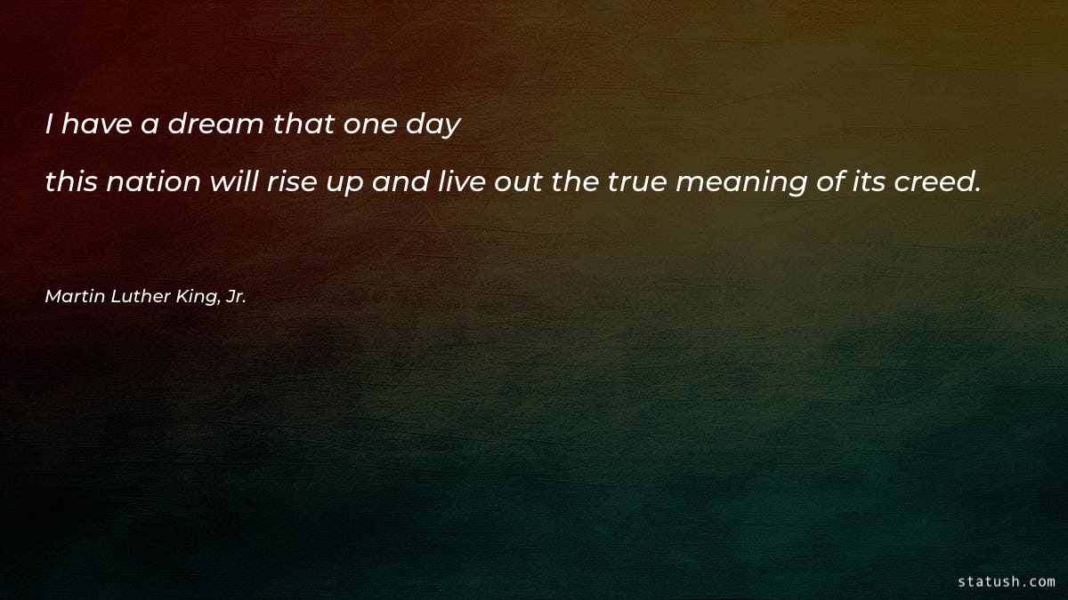 I have a dream that Motivational Quotes at statush.com