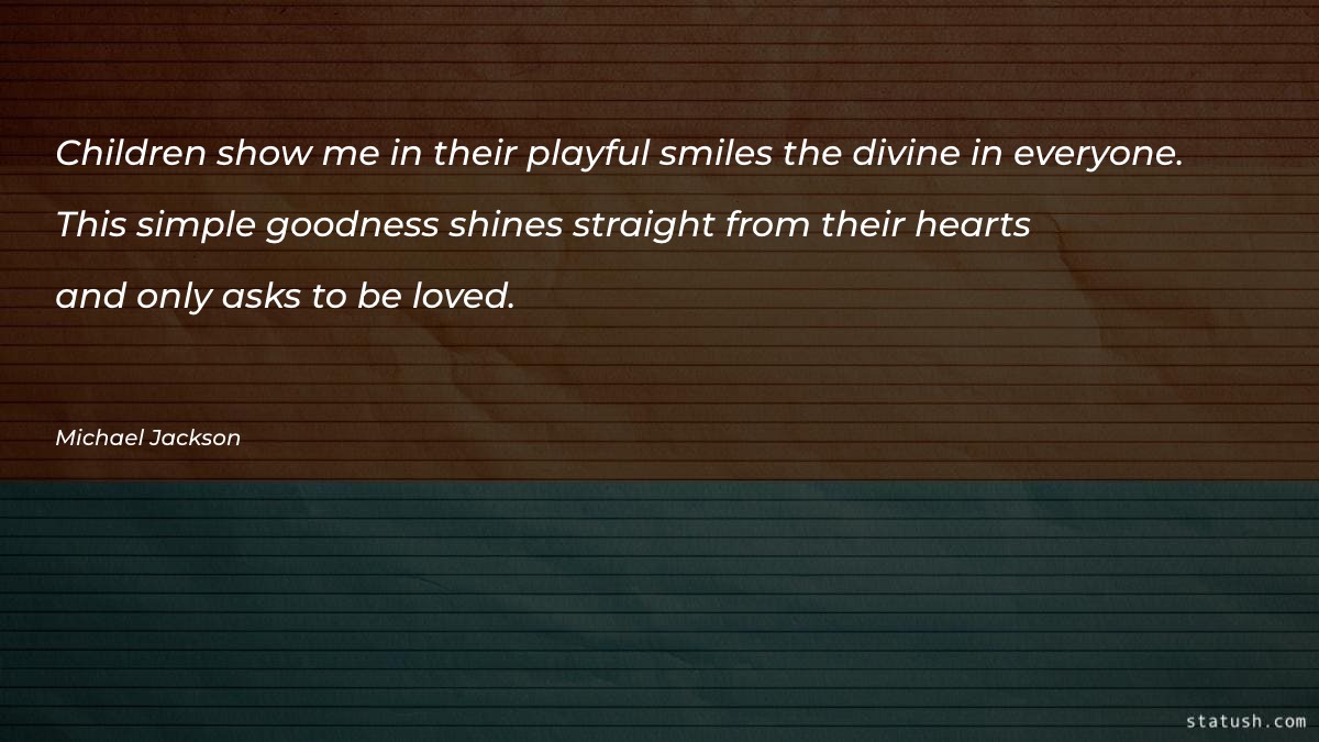 Children show me in their playful