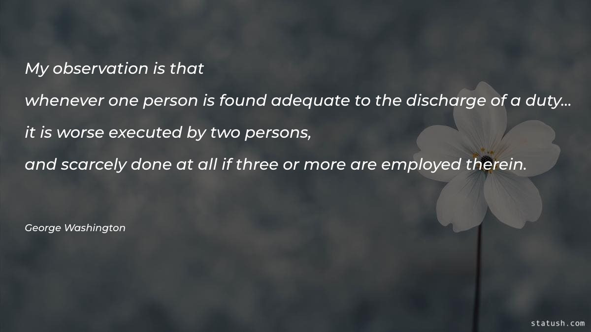 My observation is that whenever one person Motivational Quotes at statush.com