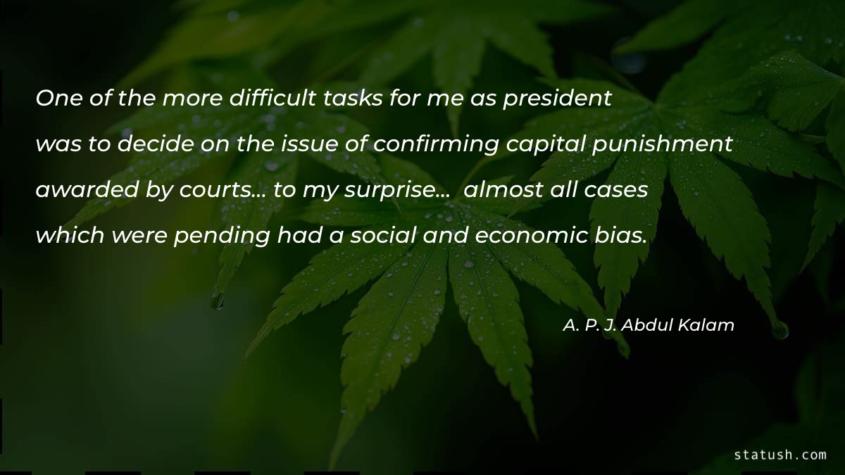 One of the more difficult tasks for me as president was Education Quotes at statush.com