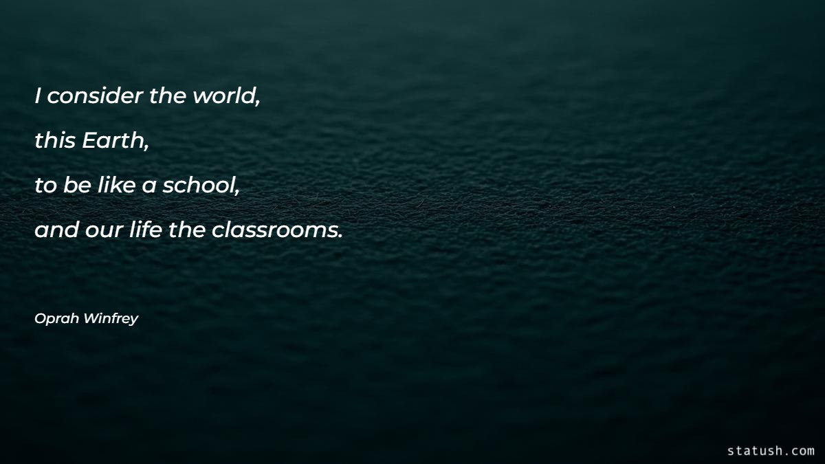 I consider the world - Motivational Quotes at statush.com