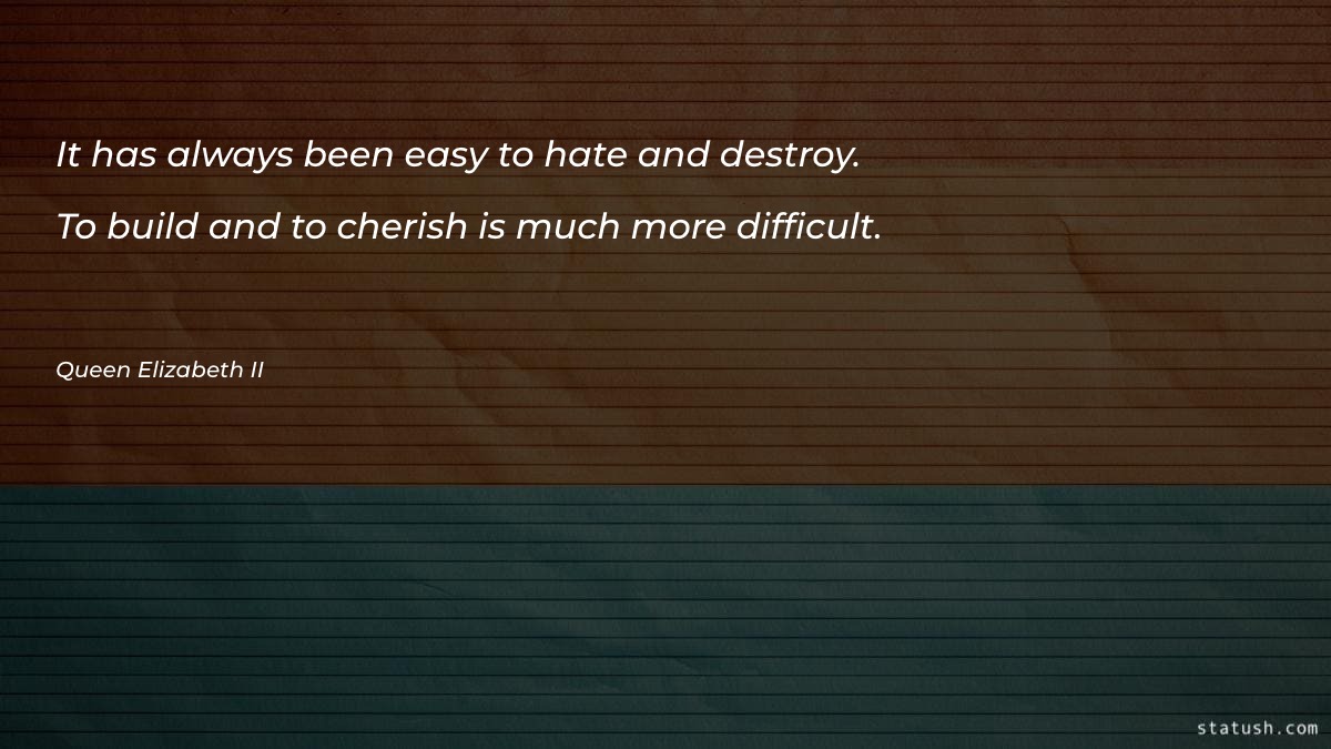 It has always been easy