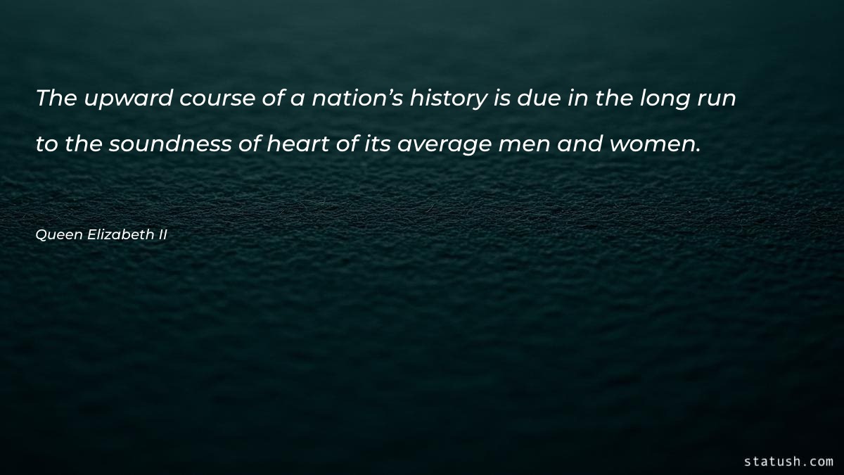 The upward course of a