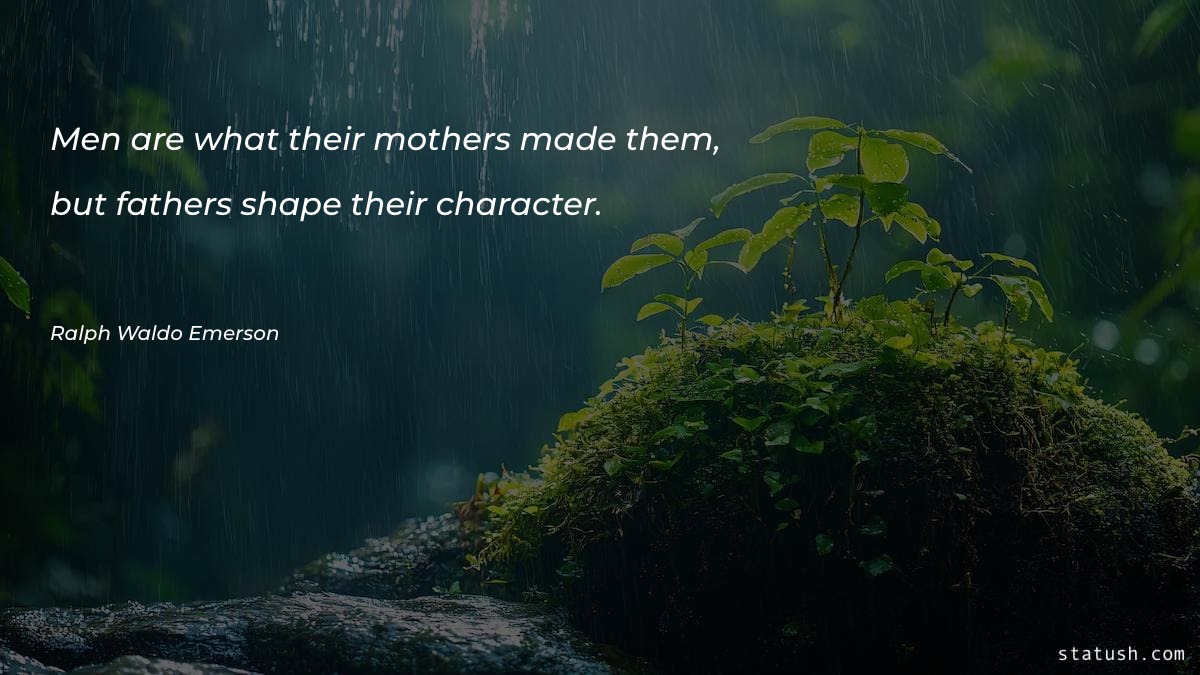 Men are what their mothers - Father Quotes at statush.com