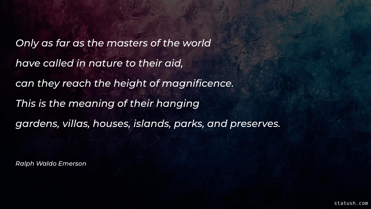 Only as far as the masters of the world Motivational Quotes at statush.com